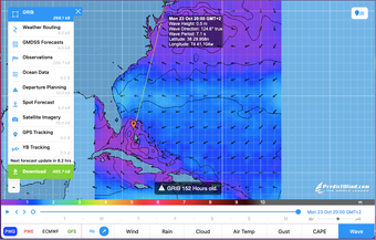 オフショア天気アプリのサイズ