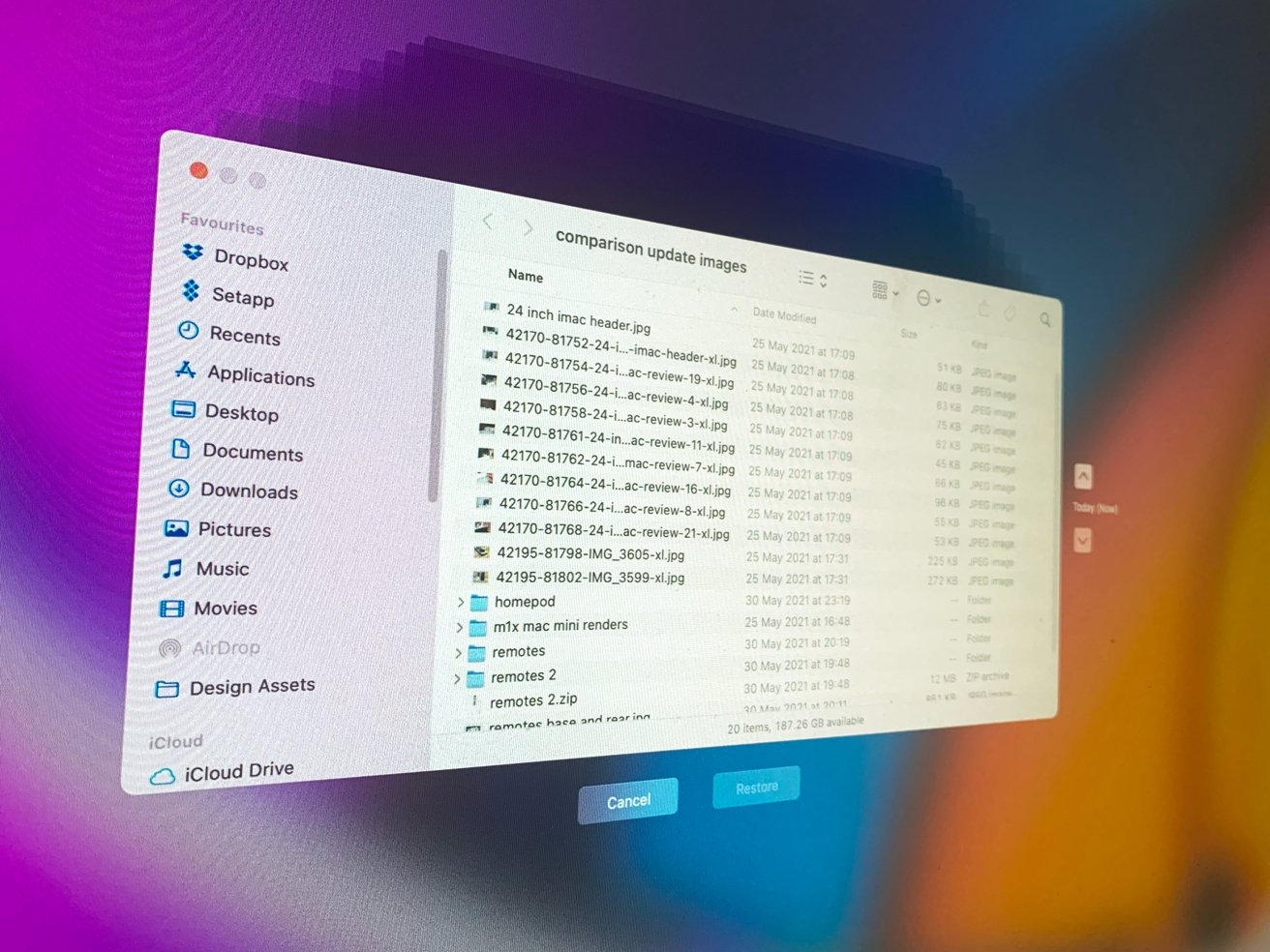 バックアップドライブが利用できない場合でも、ローカルスナップショップはバックアップを提供します。