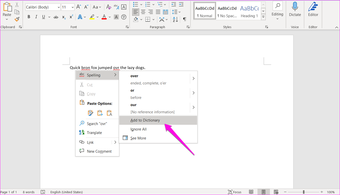 Microsoft Word 18 でスペル チェックが機能しない問題の修正