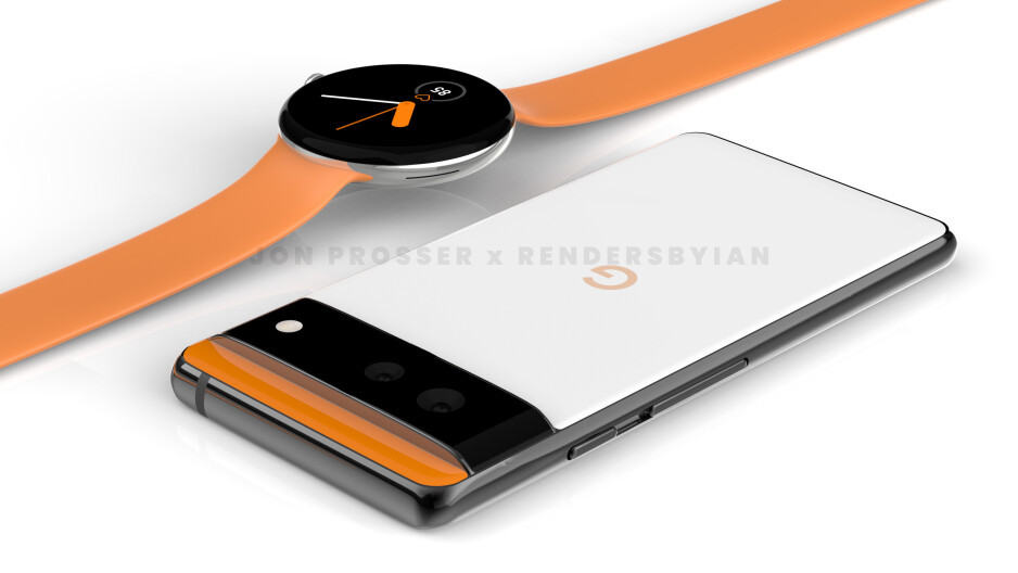 GoogleはAppleWatchのライバルもリリースする予定です。Pixel6シリーズで噂されているカスタムチップとともに、これはまったく新しいエコシステムの始まりになる可能性があります。-Pixel6＆amp; 6 Pro：SamsungとAppleがすべき心配ですか？」 class=