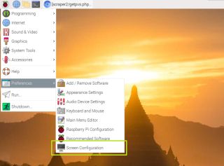 Choose Screen Configuration