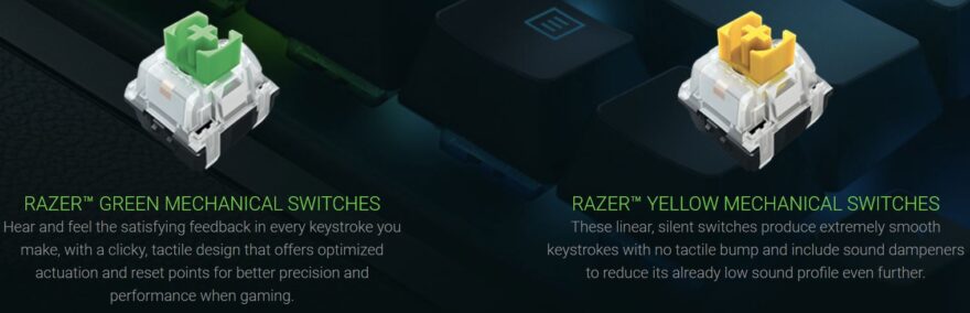 razerスイッチ Razer BlackwidowV3メカニカルゲーミングキーボードレビュー