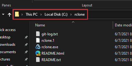 rclone 抽出 ZIP