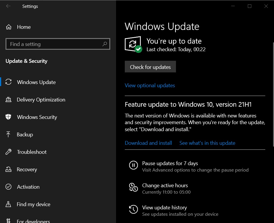 Windows 10 May 2021 Update