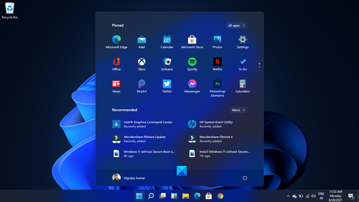 Windows11展開
