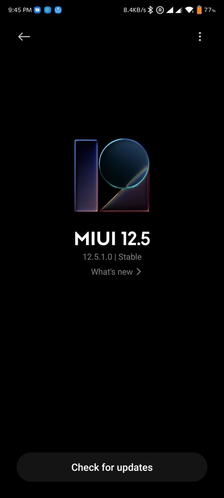 Poco F2 pr o Miui12.5グローバル安定版