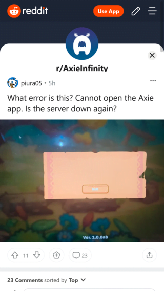 Axie Infinityの壊れたサーバーは 切断 エラーのためにゲームがプレイできなくなったため プレイヤーに修正を求める開発者を強制します 会社の回答 Ja Atsit