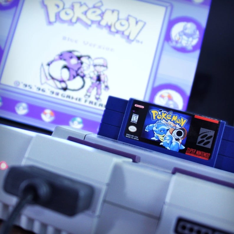 これらのカスタムポケモン赤と青のsnesカートリッジは確かに滑らかです Ja Atsit これらのカスタムポケモン赤と青のsnesカートリッジは確かに滑らかです Ja Atsit