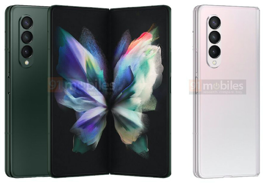 Fresh Galaxy Z Fold 3 5Gリークリストの主要なカメラ仕様、ストレージ、その他