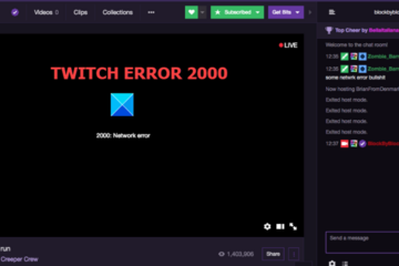 Twitchエラー00を正常に修正する方法 Ja Atsit