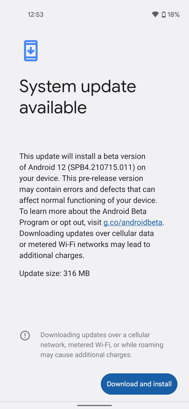 Android 12 Beta4がgooglepixelphone向けに公開 Ja Atsit