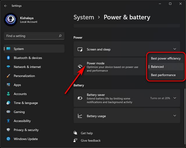 Windows11で電源モード設定を変更する方法 Ja Atsit