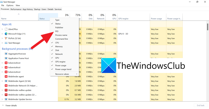 Windowsでアプリケーションプロセスidを確認する方法11 10 Ja Atsit