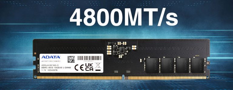 PR）ADATAは最大32GBの容量を持つDDR5-4800メモリモジュールを発売 
