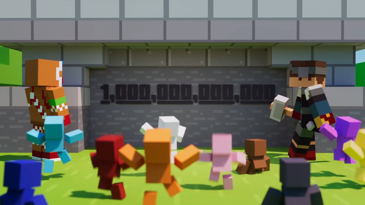 Minecraftの動画はyoutubeで1兆回の再生回数を超えました Ja Atsit