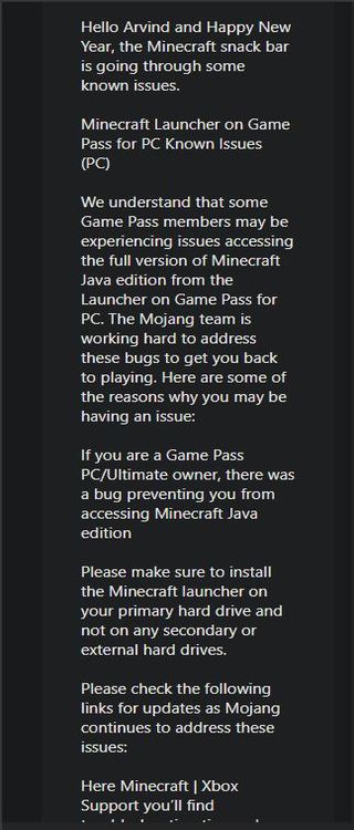 Minecraft Gamepassのjavaedition Launcherと 公式に認められた問題を処理しない購入 Ja Atsit