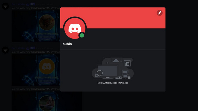 Streamer Mode Privacy Controls
