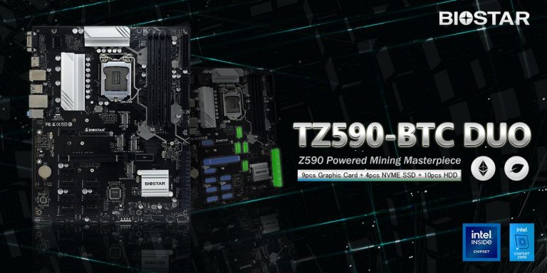 Pr Biostar Melancarkan Papan Induk Tz590 Btc Duo Untuk Perlombongan Cryptocurrency Ms Atsit