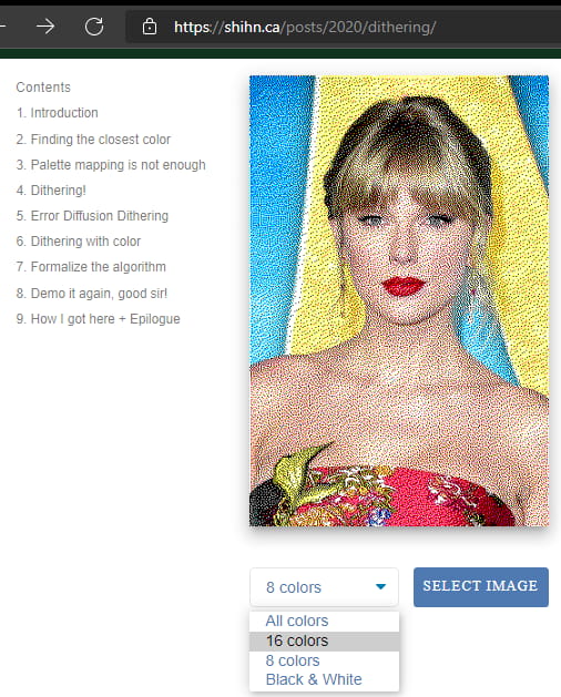 Image Dithering Tool door Shihn ca