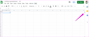 Fix Google Spreadsheets laat me niet scrollen Fout 1