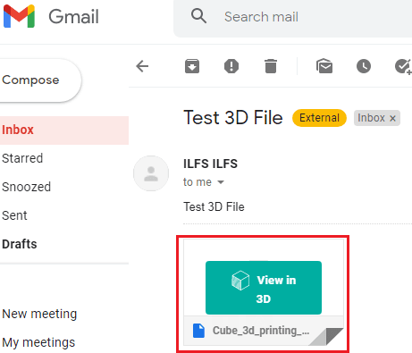 Jiga 3D Viewer voor Gmail