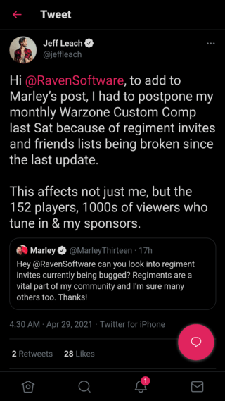 cod-regiment-invites-not-working