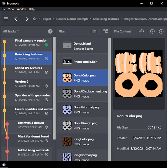 Gratis versiebeheersoftware voor ontwerpers om 2D, 3D grafische middelen te beheren