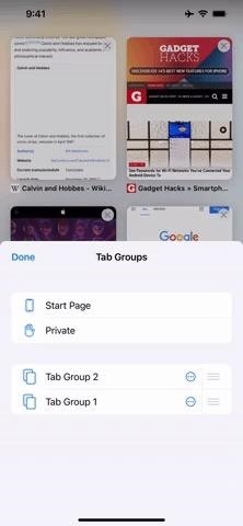 Hoe u uw Safari-tabbladen groepeert in verzamelingen in iOS 15