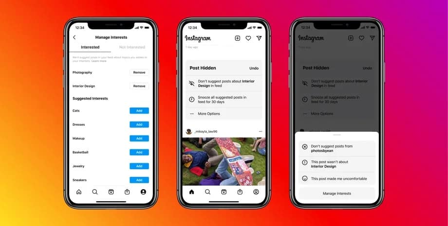 Instagram voorgestelde berichten feed 2