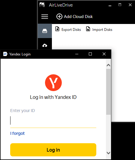 AirLiveDrive Cloud autoriseren