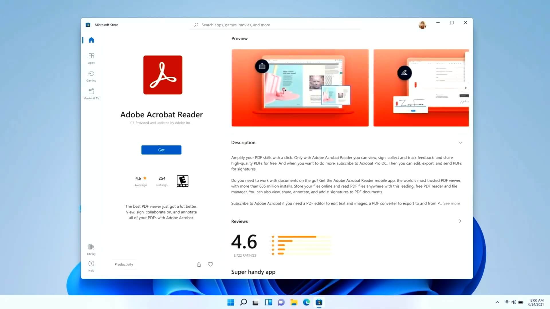 adobe reader 11 for windows 10