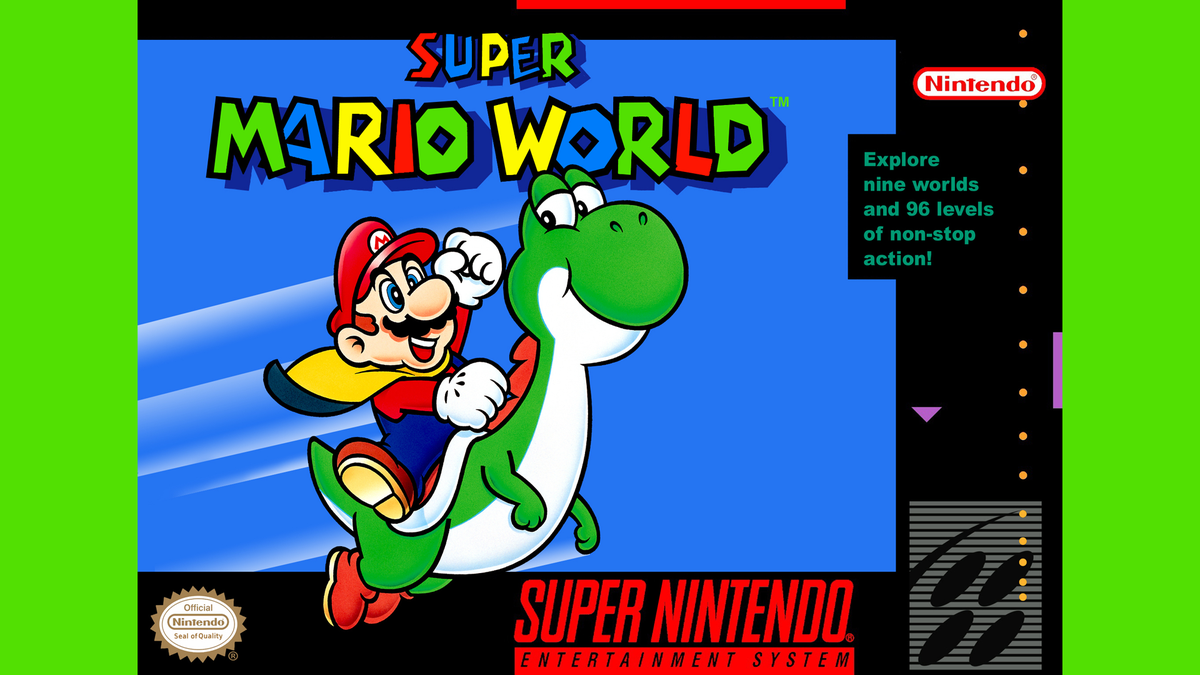 Super Mario World originele game art