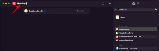 Geef je snelkoppeling een naam