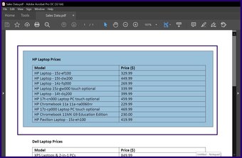 Extract tables from pdf step 33