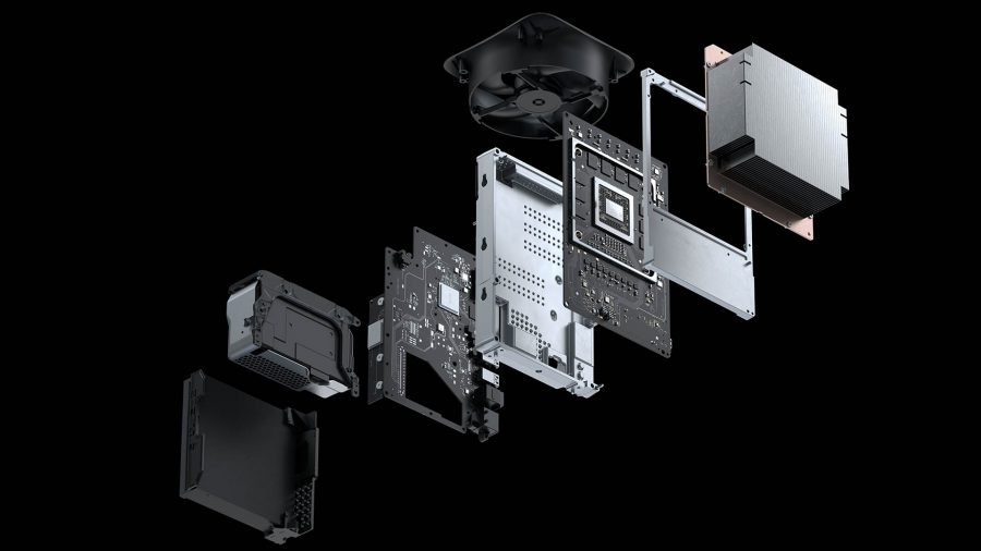 Xbox Series X exploded view Xbox Series X exploded view