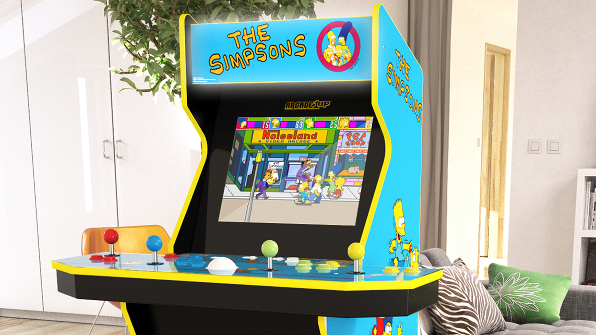 Een Simpsons Arcade-machine