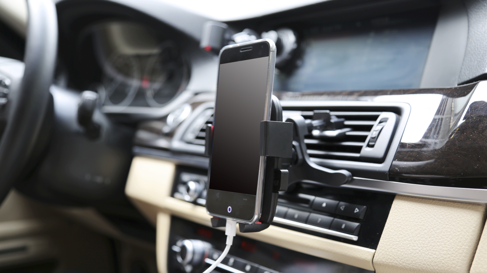 Universele houder voor smartphone in auto