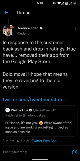 Philips Hue-app
