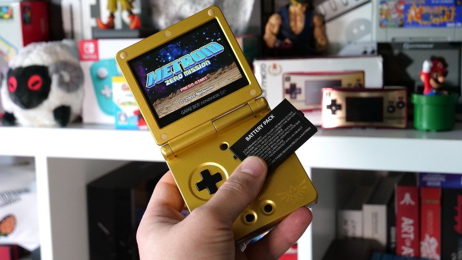 RetroSix GBA SP-batterij