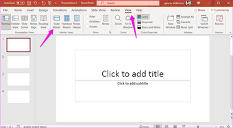 Een watermerk maken en toevoegen in PowerPoint-dia's 1
