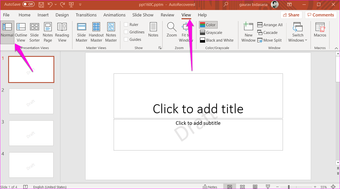 Een watermerk maken en toevoegen in PowerPoint-dia's 8
