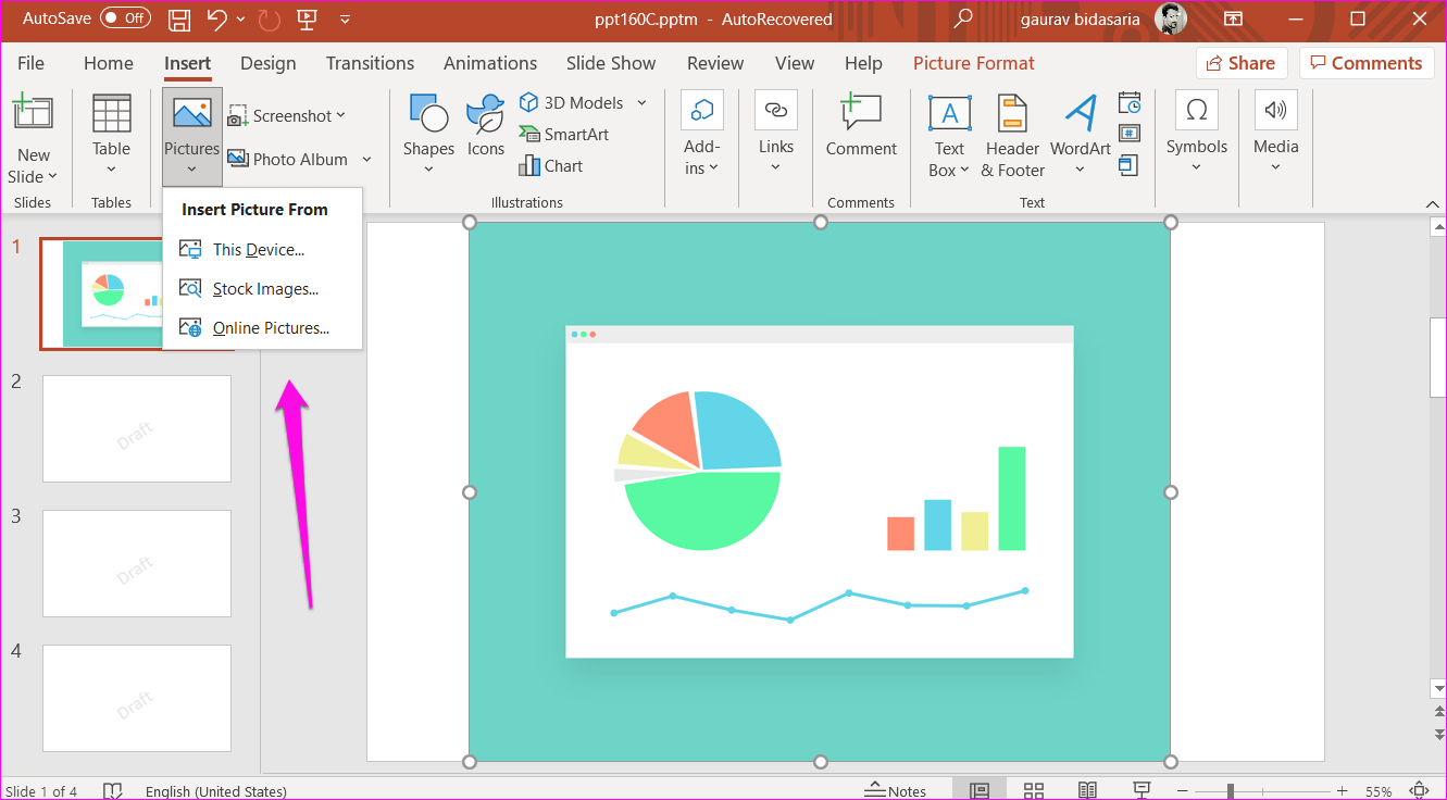 Watermerk maken en toevoegen in PowerPoint-dia's 9