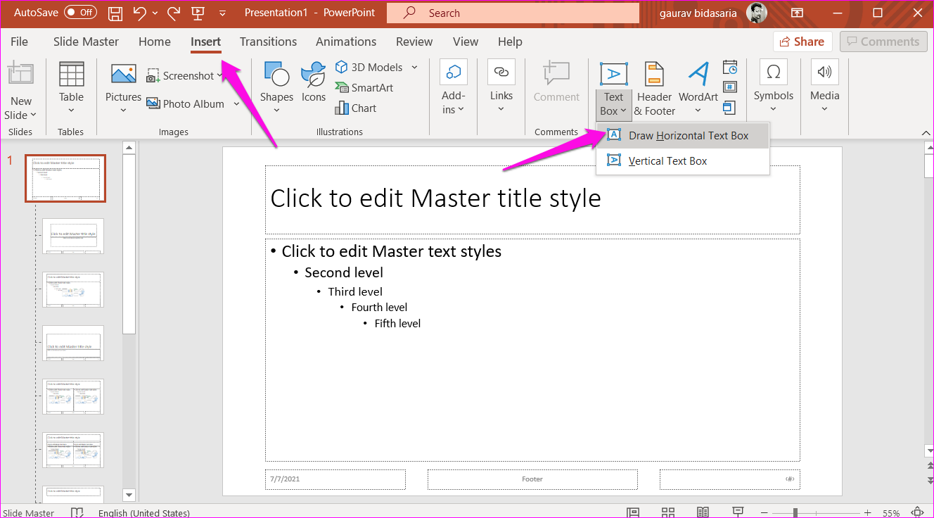 Watermerk maken en toevoegen in PowerPoint-dia's 3