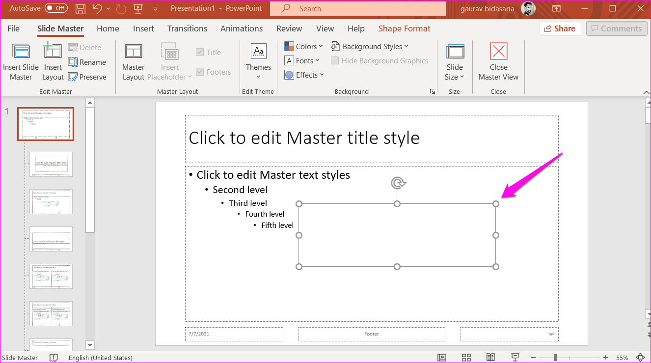 Watermerk maken en toevoegen in PowerPoint-dia's 4