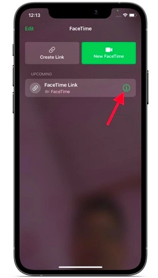 tik op Info-knop