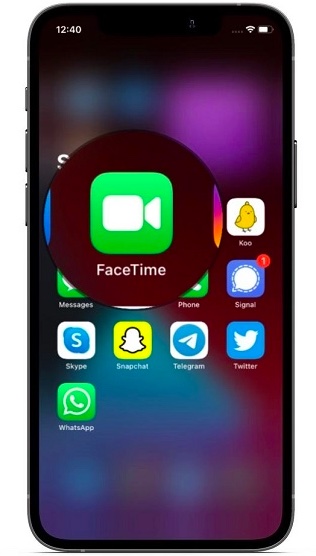 FaceTime openen
