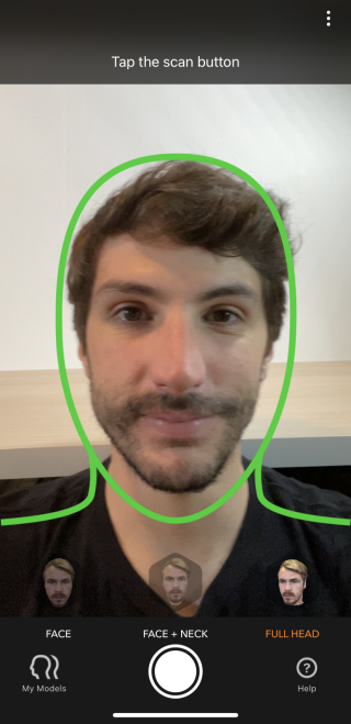 3D-geprinte selfie met je telefoon