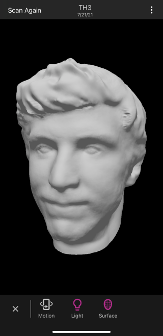 3D-geprinte selfie met je telefoon