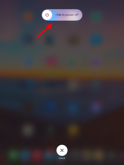 iphone oververhitting power slider