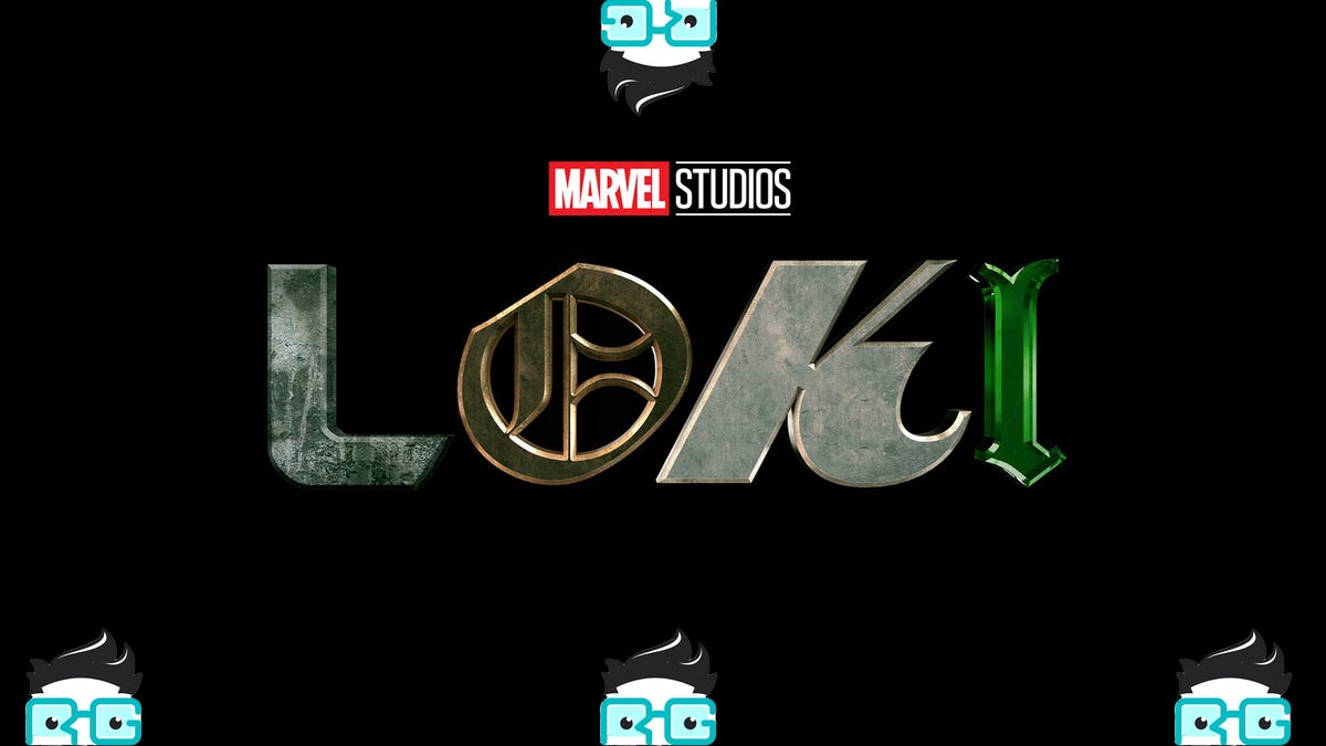 Het Loki-logo omringd door vier Review Geek-logo's